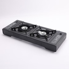 Portable Double Burner Gas