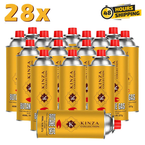 28x butane gas - butane, canisters