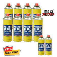 8 x Butane Gas Canisters for