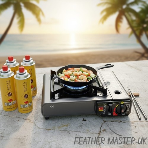 Portable butane gas stove - butane,